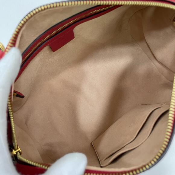 Gucci GG Blooms Floral Flower Shoulder Bag Blue Red Brown - Picture 7 of 15